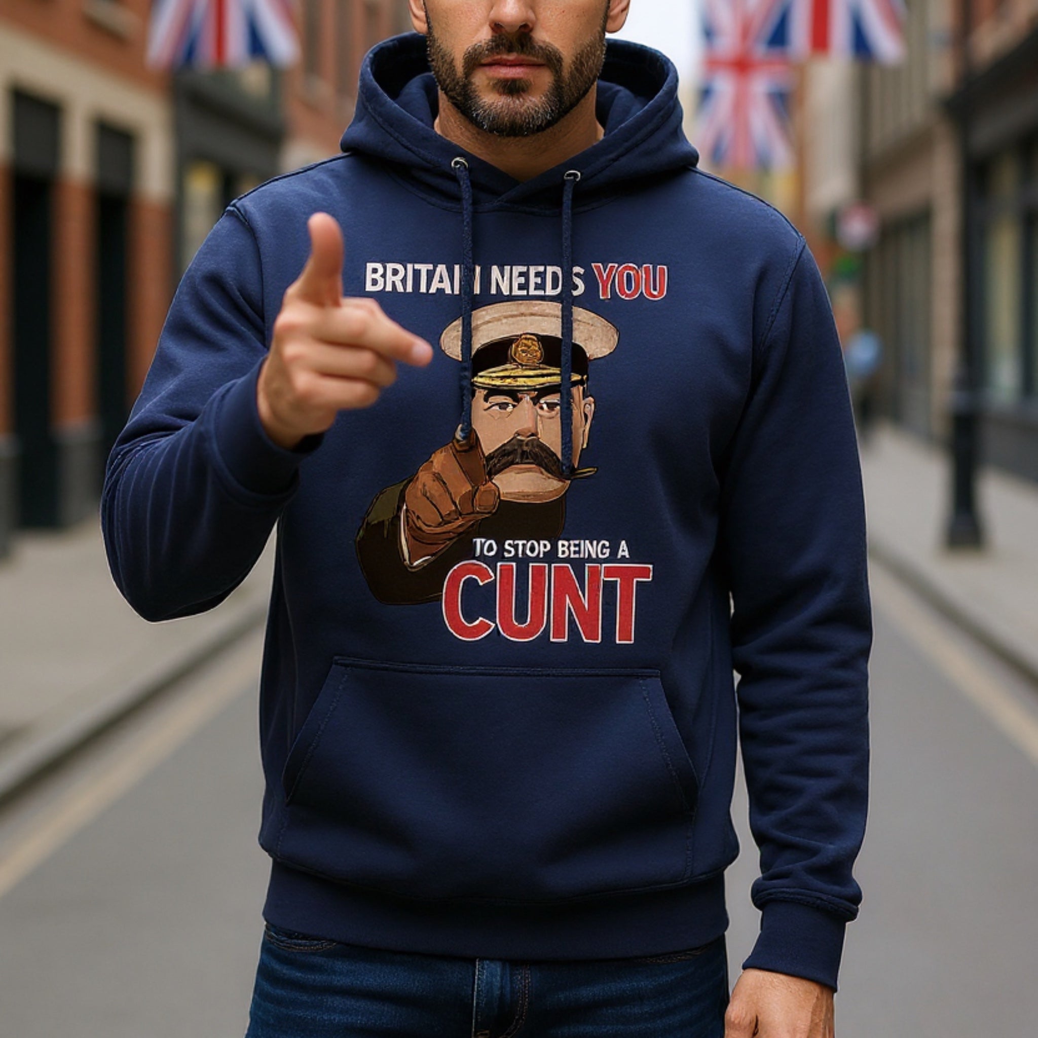 Britain Needs YOU Funny Hoodie