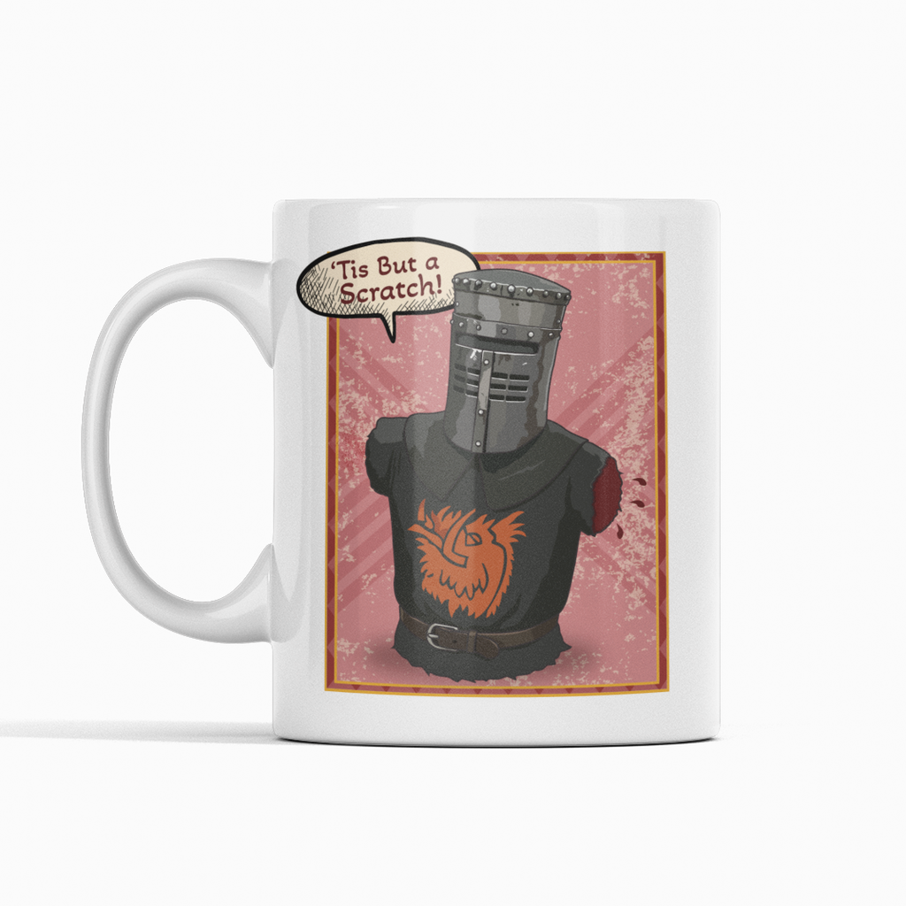 'Tis But a Scratch! Black Knight Mug