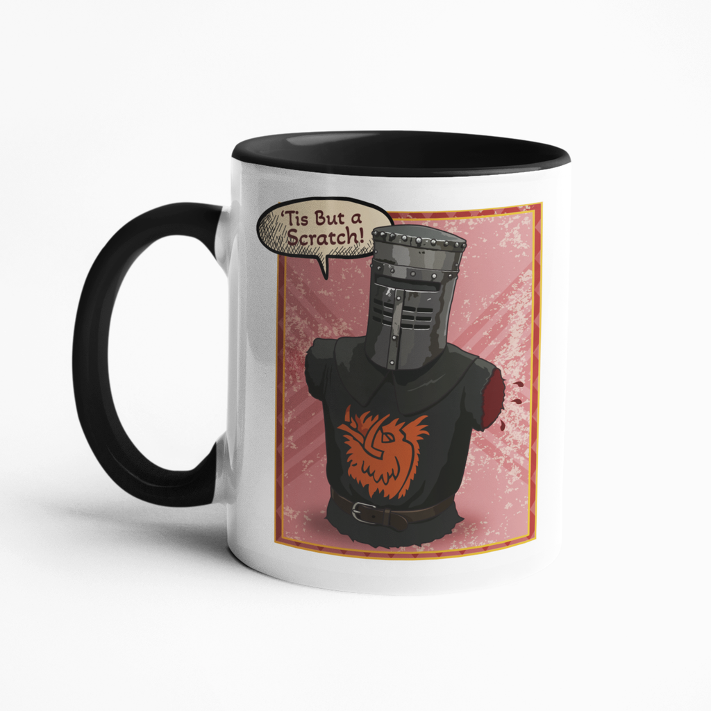 'Tis But a Scratch! Black Knight Mug
