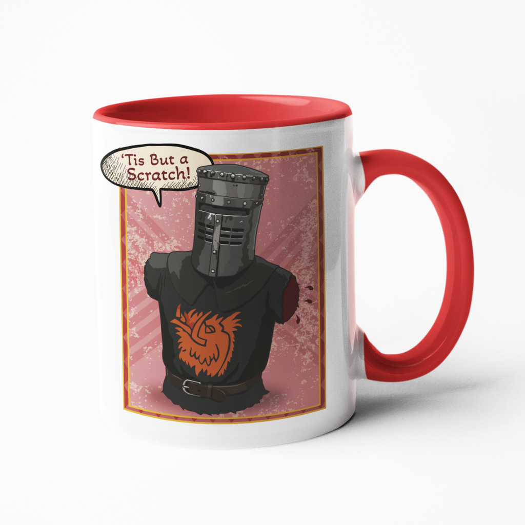 'Tis But a Scratch! Black Knight Mug