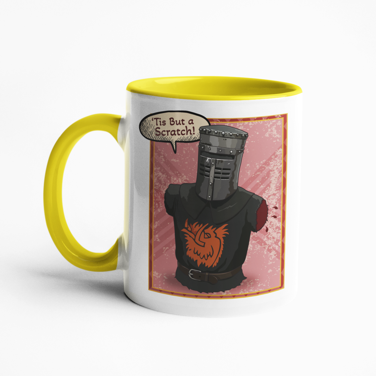 'Tis But a Scratch! Black Knight Mug