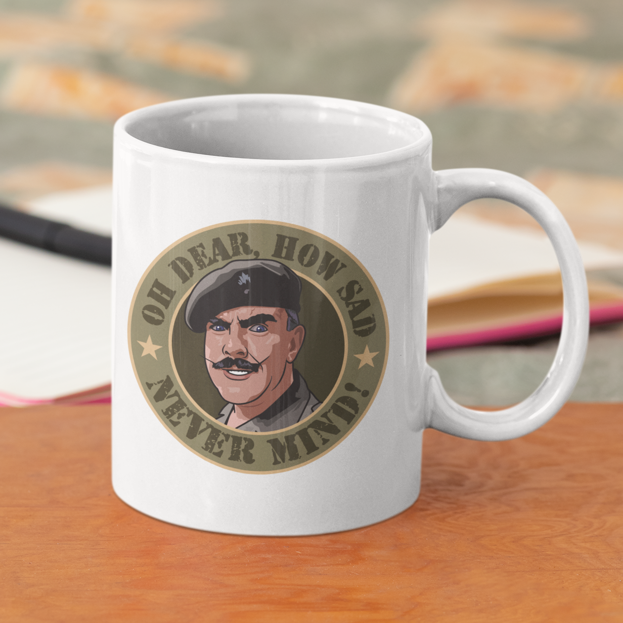 Oh Dear How Sad British Comedy Mug