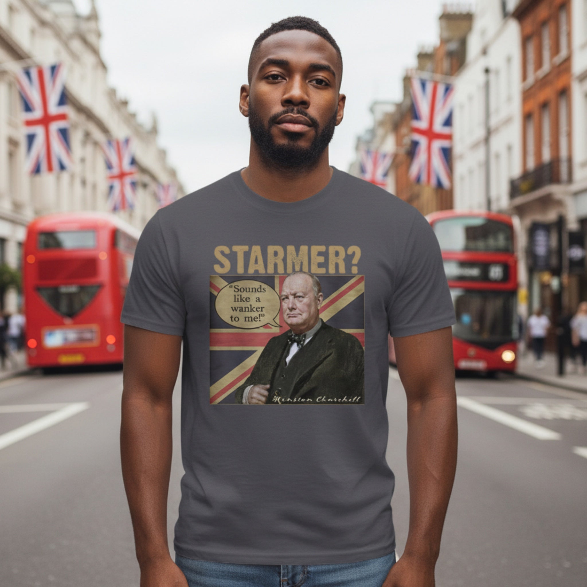 Churchill's Verdict on Starmer Funny Political T-Shirt