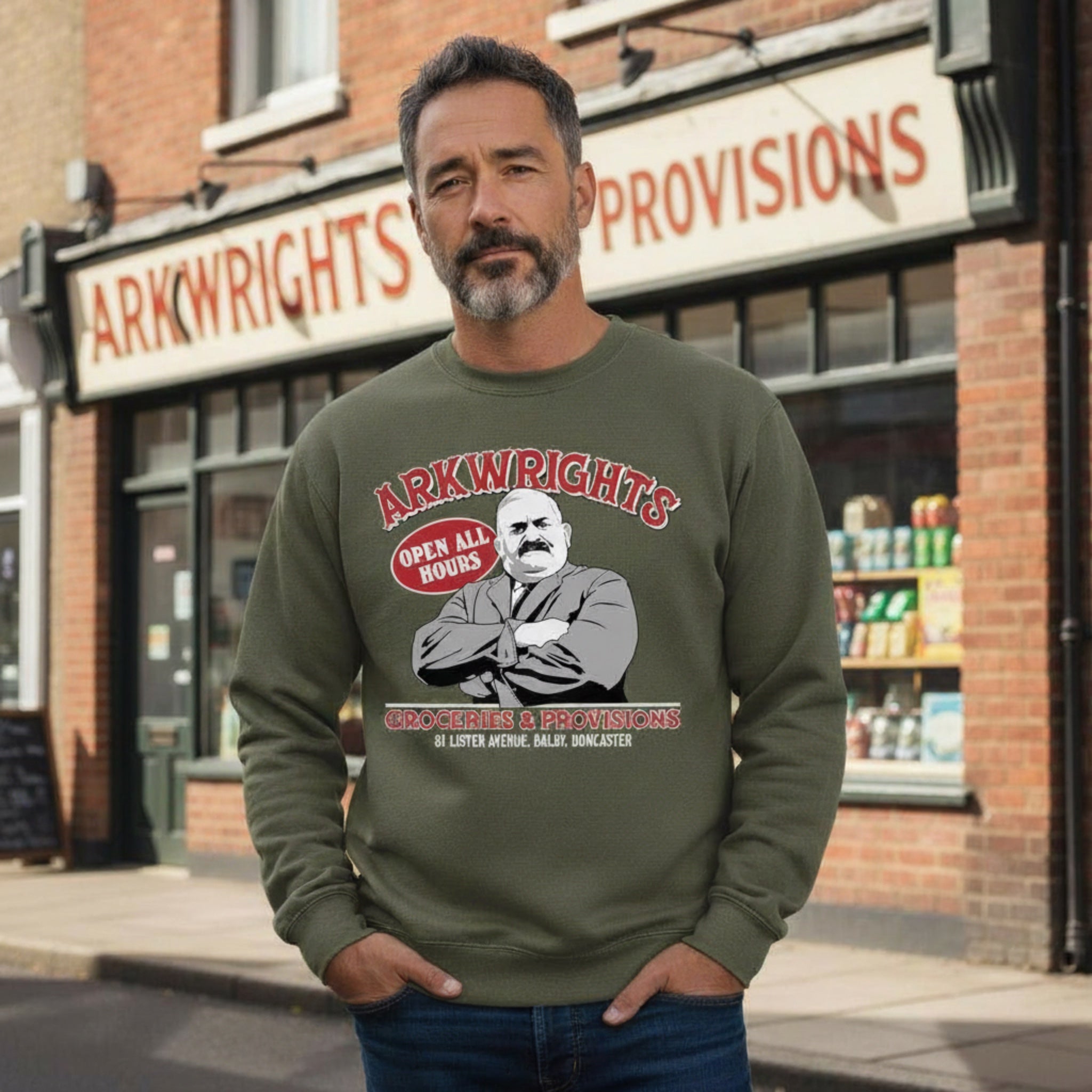 Arkwrights Groceries British Comedy Sweatshirt