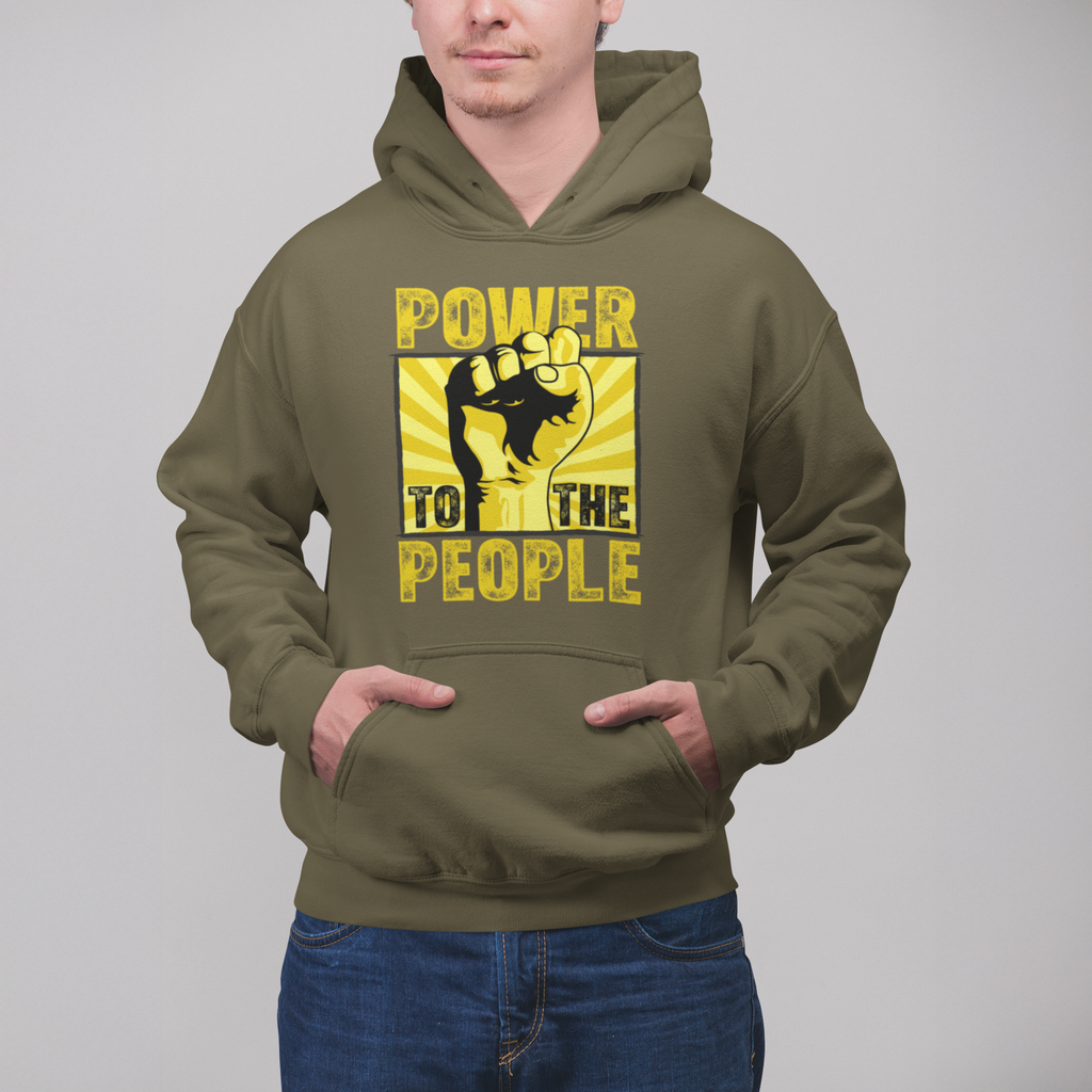 Power to The People British Comedy Hoodie