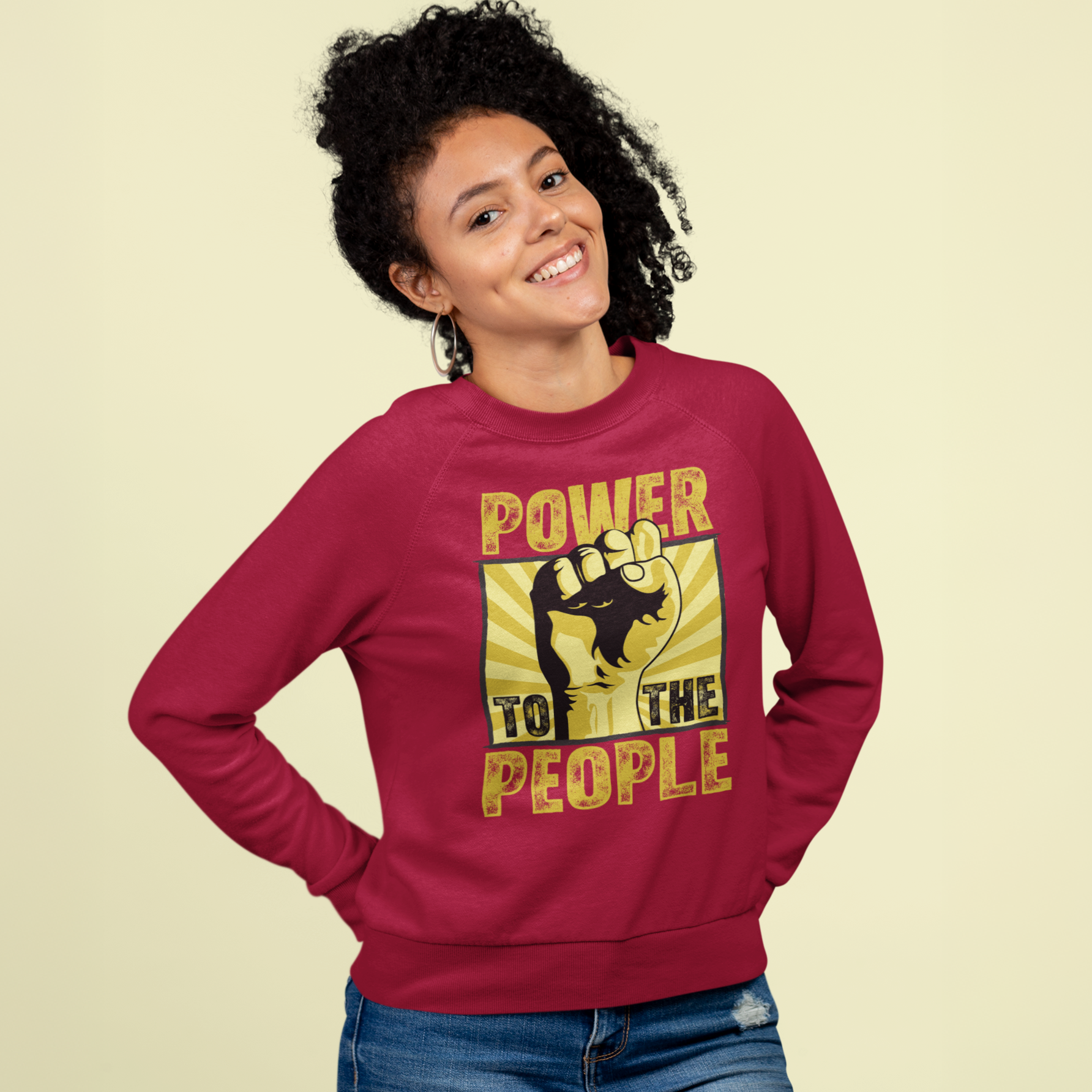 Power To the People British Comedy Sweatshirt