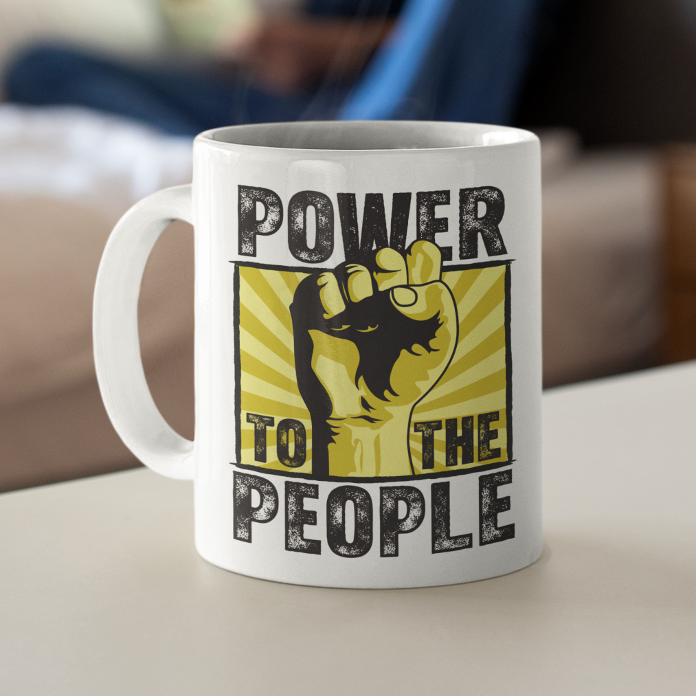Power To the People British Comedy Mug