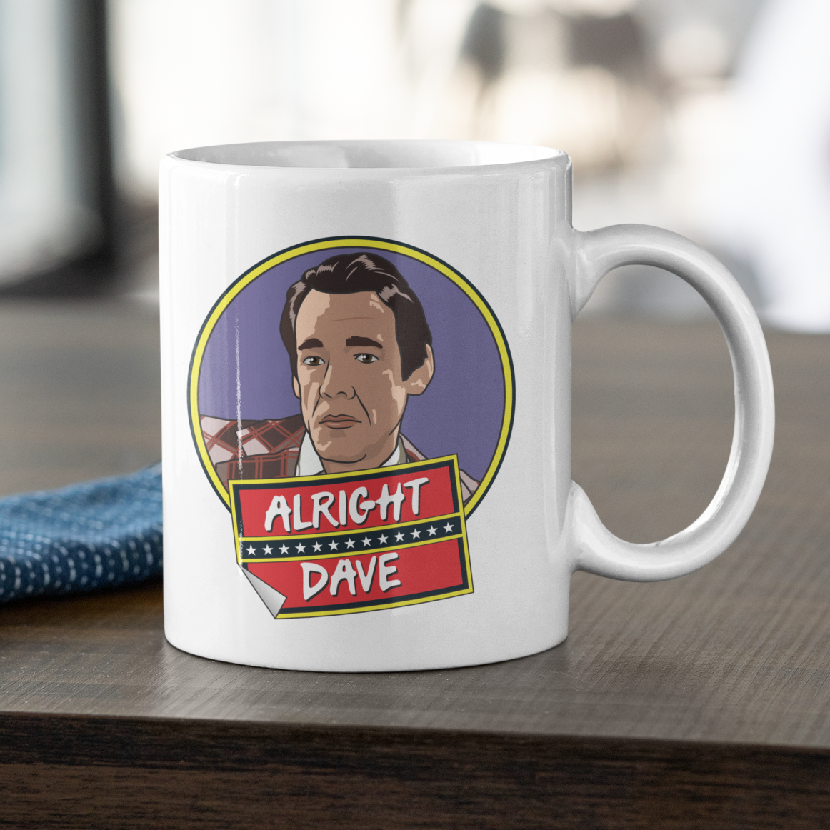 Alright Dave? British Comedy Mug
