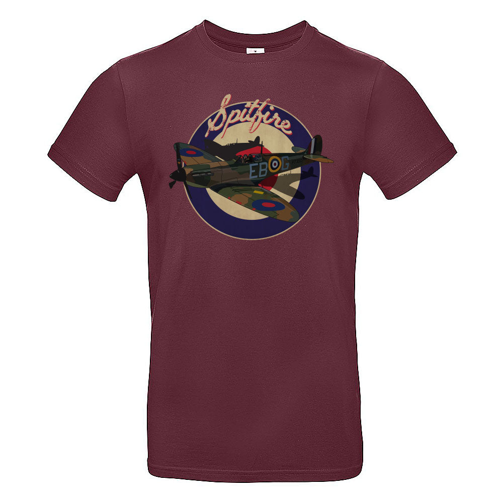 Spitifire Classic British Aircraft T-Shirt