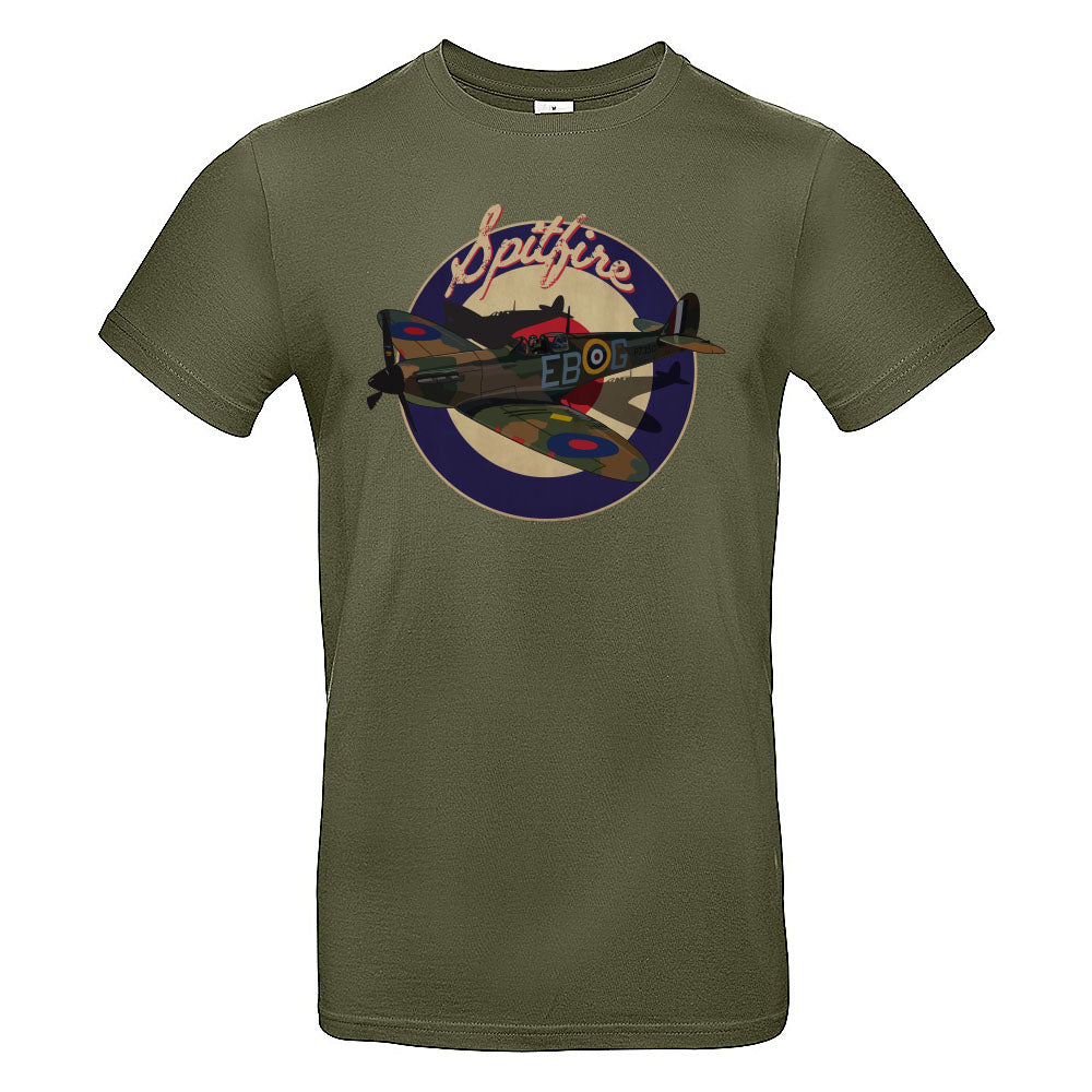 Spitifire Classic British Aircraft T-Shirt