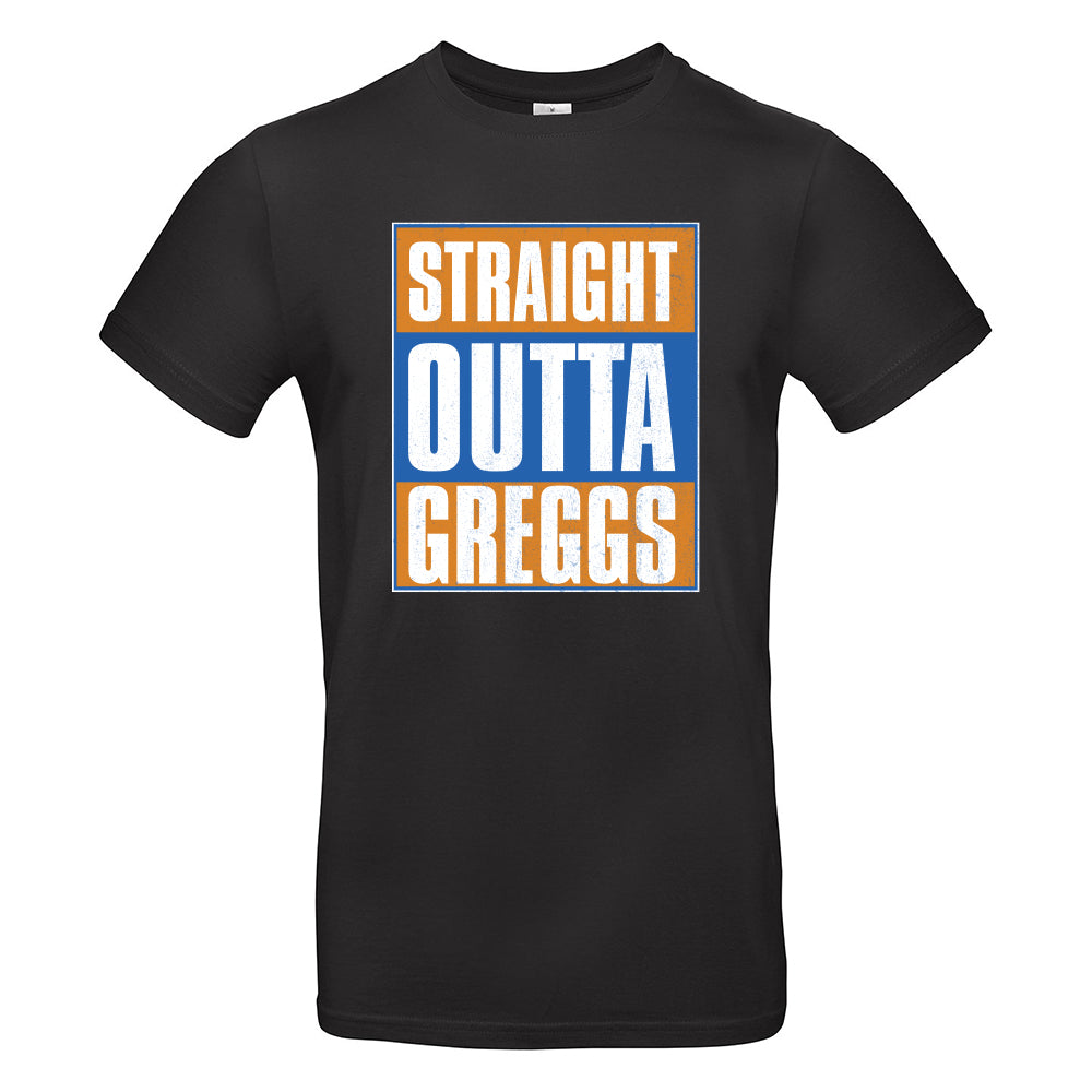 Straight Outta Greggs Funny British T-Shirt