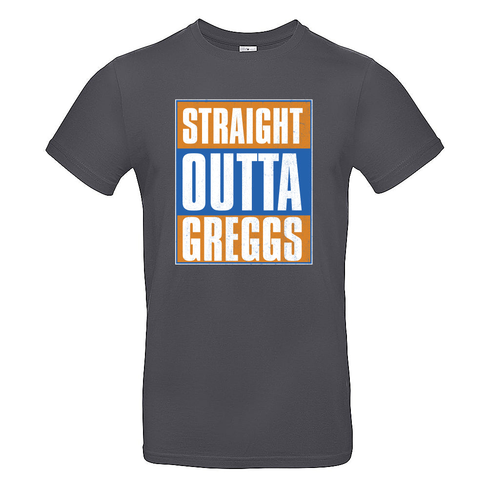 Straight Outta Greggs Funny British T-Shirt