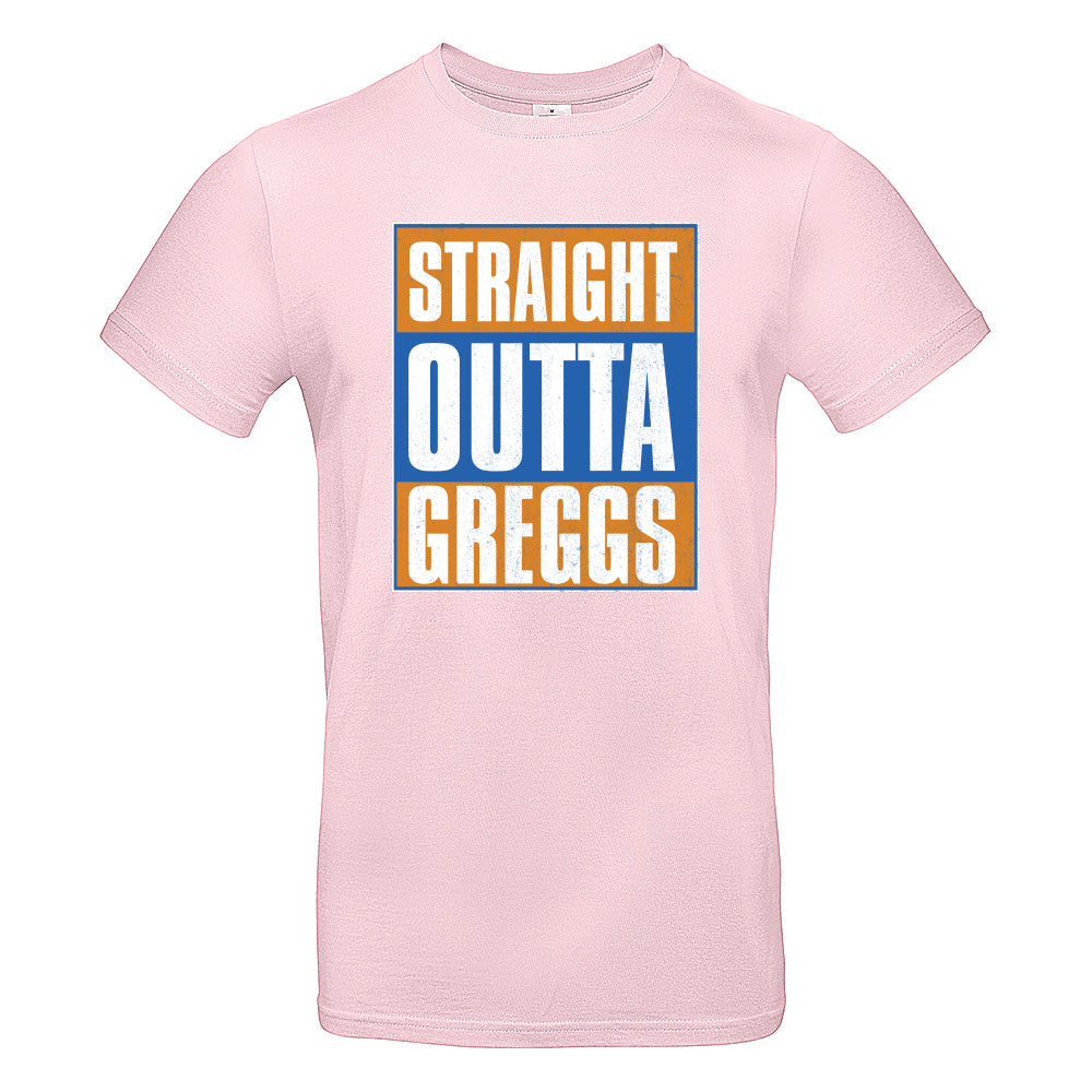 Straight Outta Greggs Funny British T-Shirt