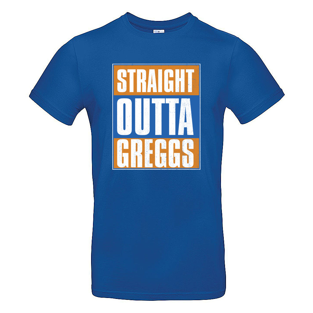 Straight Outta Greggs Funny British T-Shirt