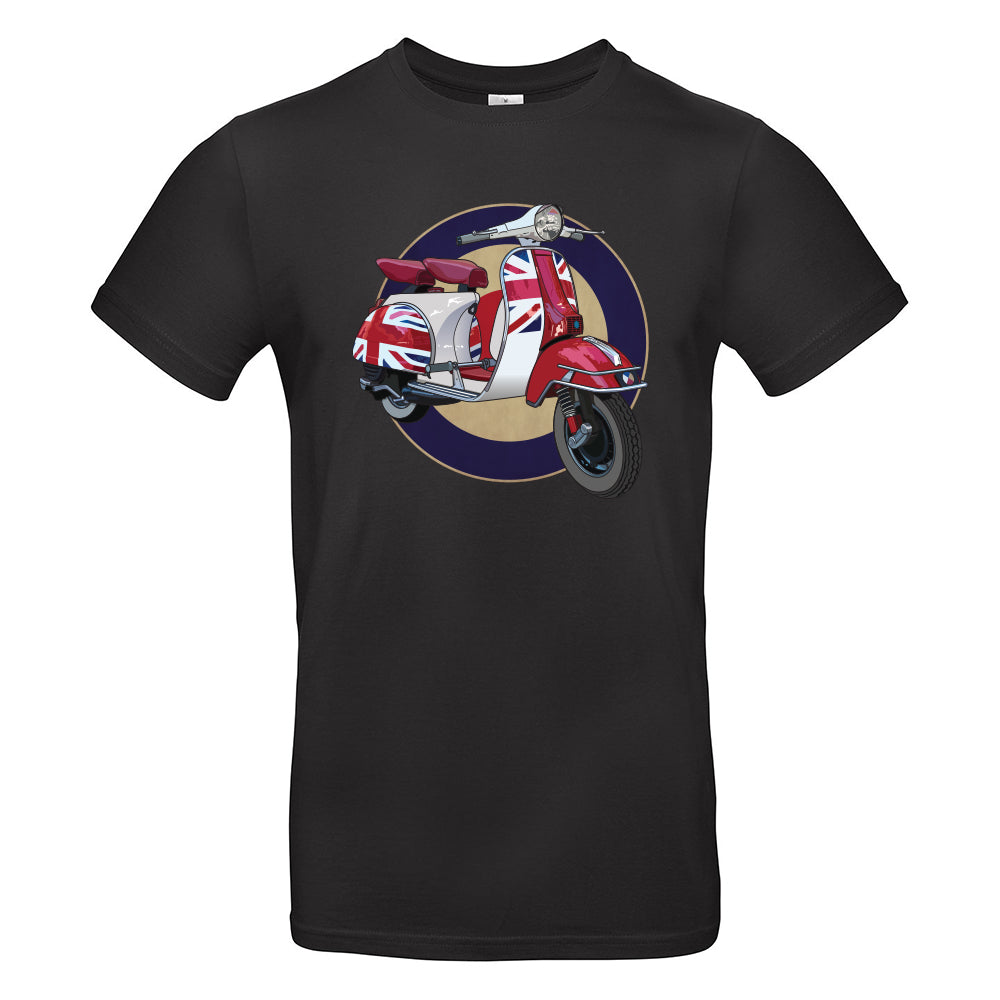 Moped Union Jack Motoring T-Shirt