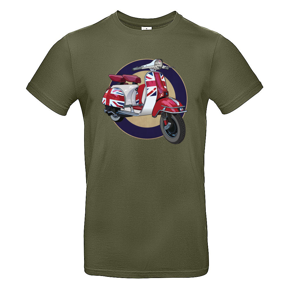 Moped Union Jack Motoring T-Shirt