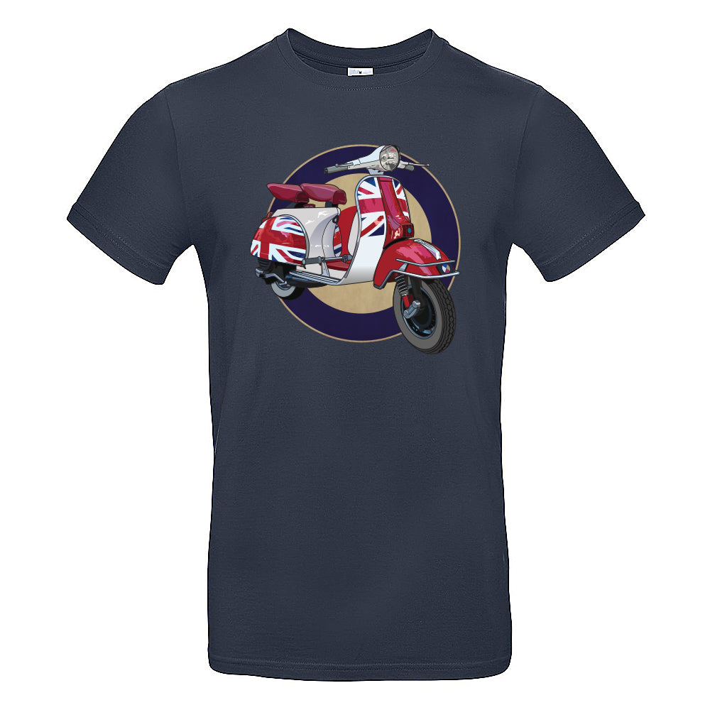 Moped Union Jack Motoring T-Shirt