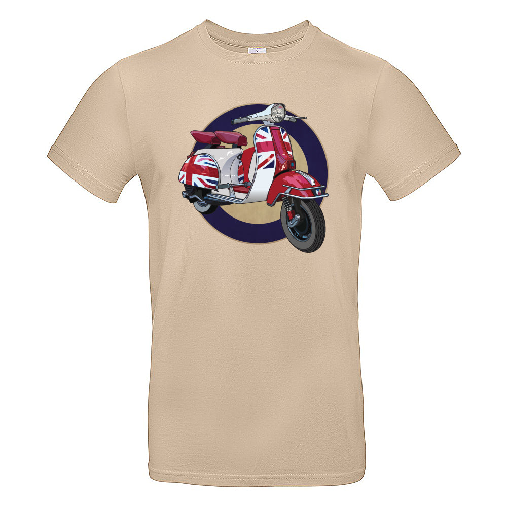 Moped Union Jack Motoring T-Shirt