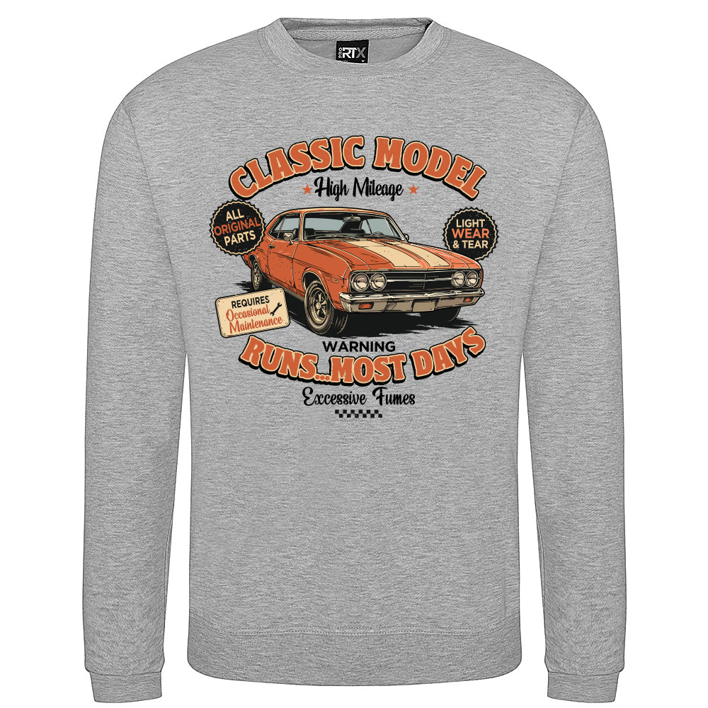Classic Model Funny Motoring Sweatshirt