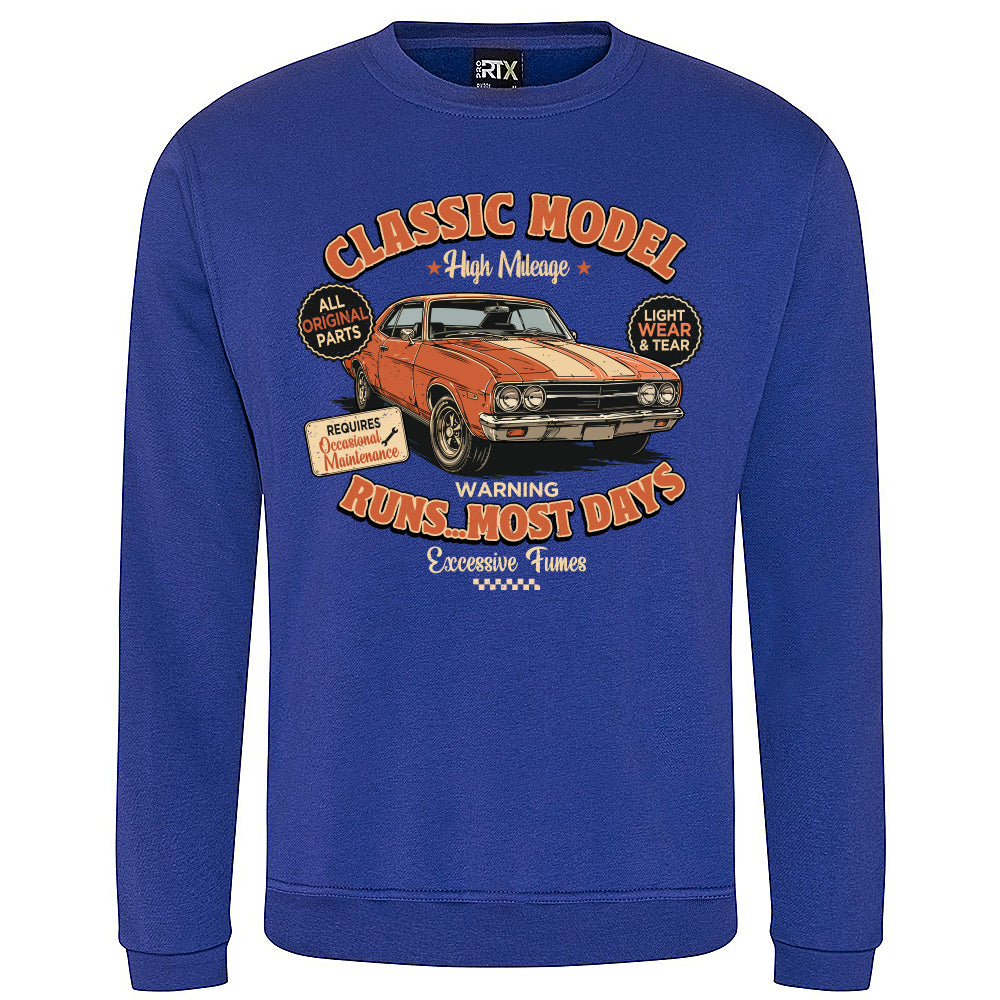 Classic Model Funny Motoring Sweatshirt