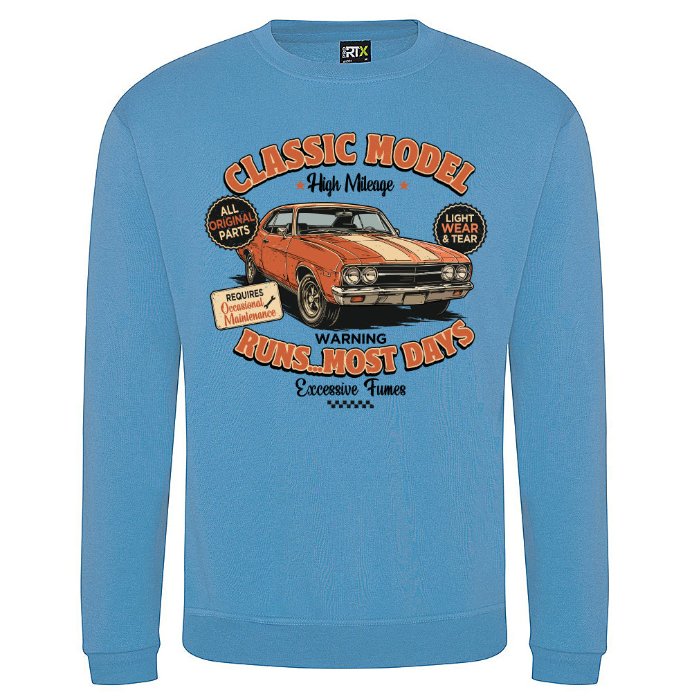 Classic Model Funny Motoring Sweatshirt