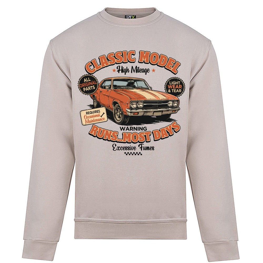 Classic Model Funny Motoring Sweatshirt