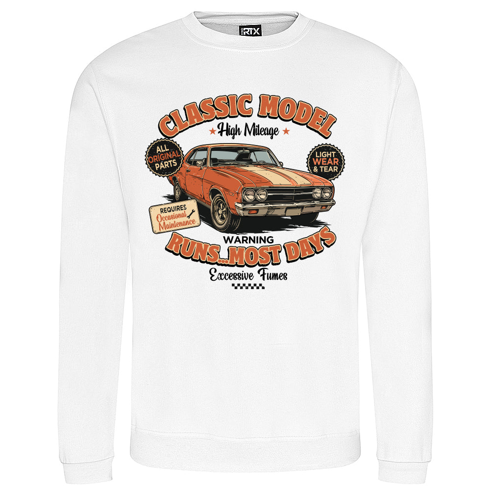 Classic Model Funny Motoring Sweatshirt