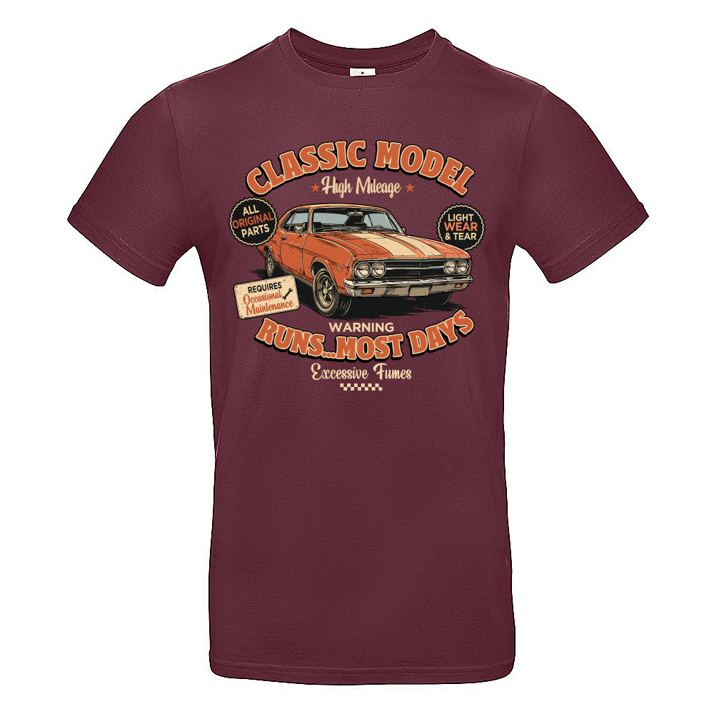 Classic Model Funny Motoring T-Shirt