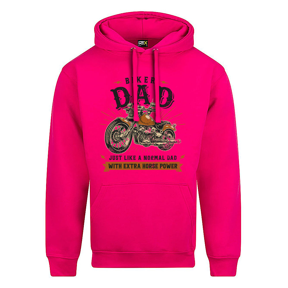 Biker Dad Motorbike Hoodie