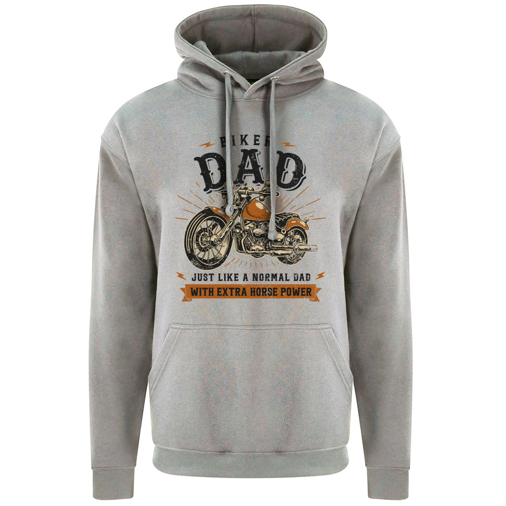 Biker Dad Motorbike Hoodie
