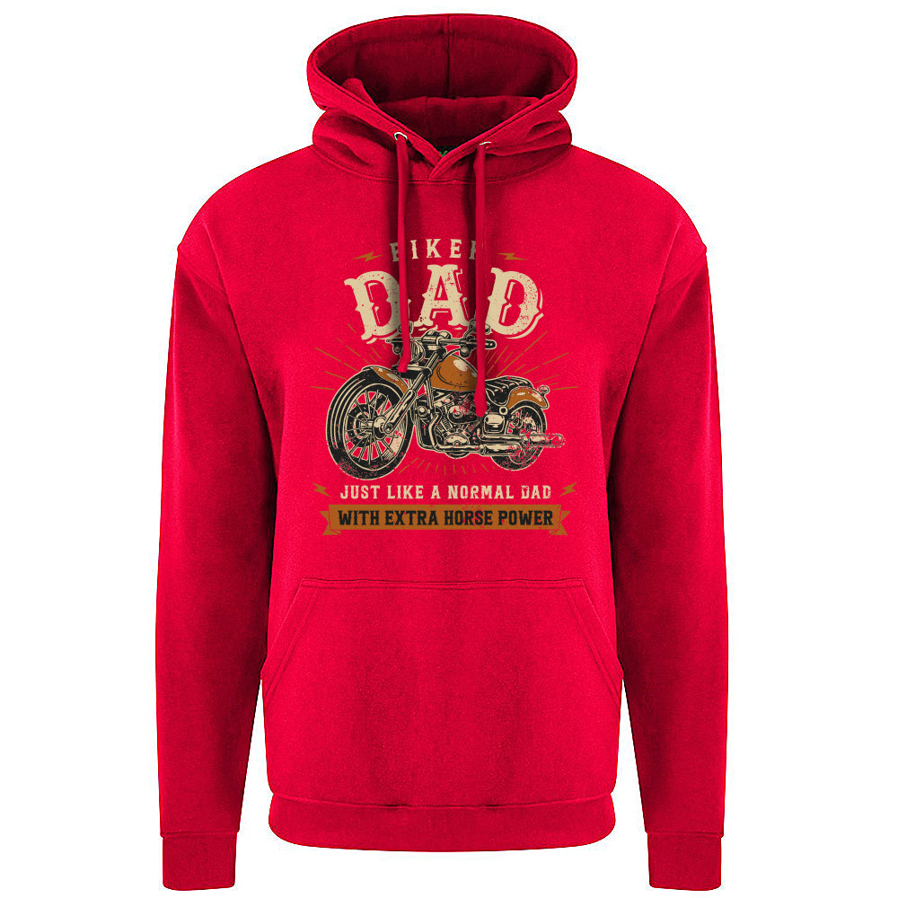 Biker Dad Motorbike Hoodie