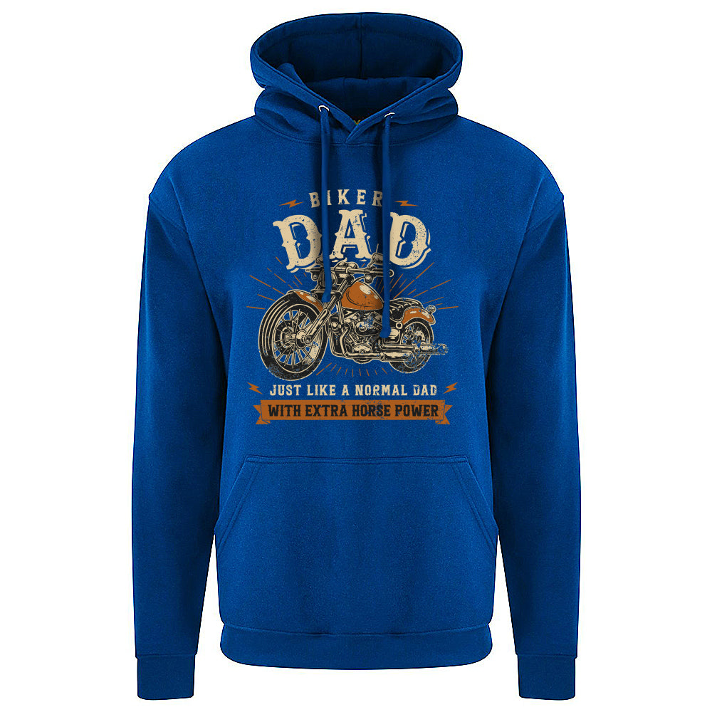 Biker Dad Motorbike Hoodie