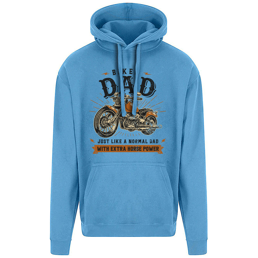 Biker Dad Motorbike Hoodie