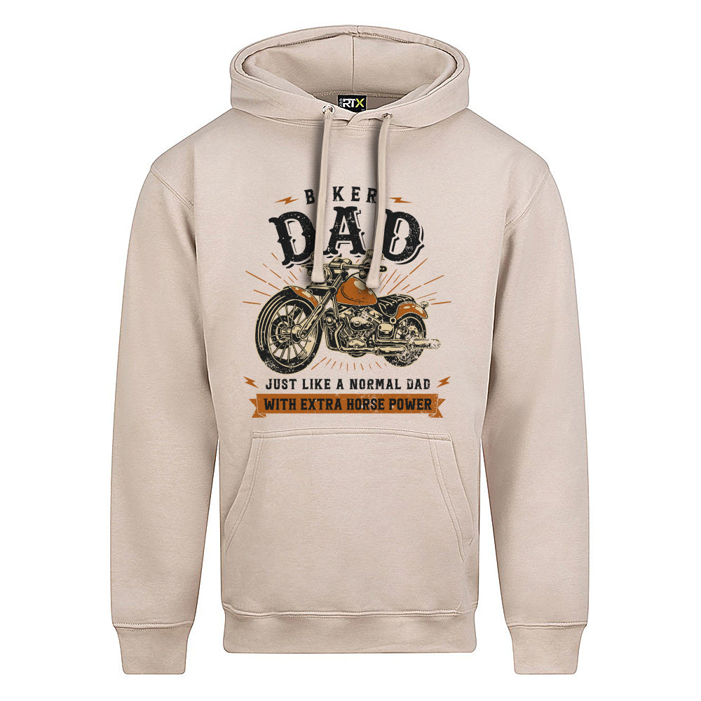 Biker Dad Motorbike Hoodie