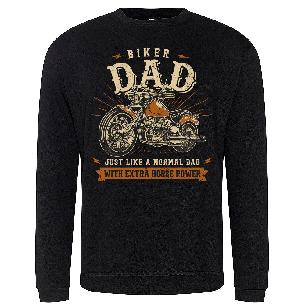 Biker Dad Motorbike Sweatshirt