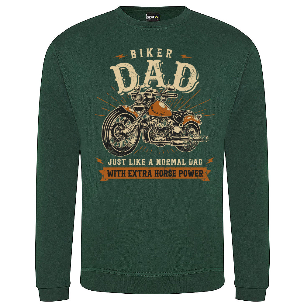 Biker Dad Motorbike Sweatshirt