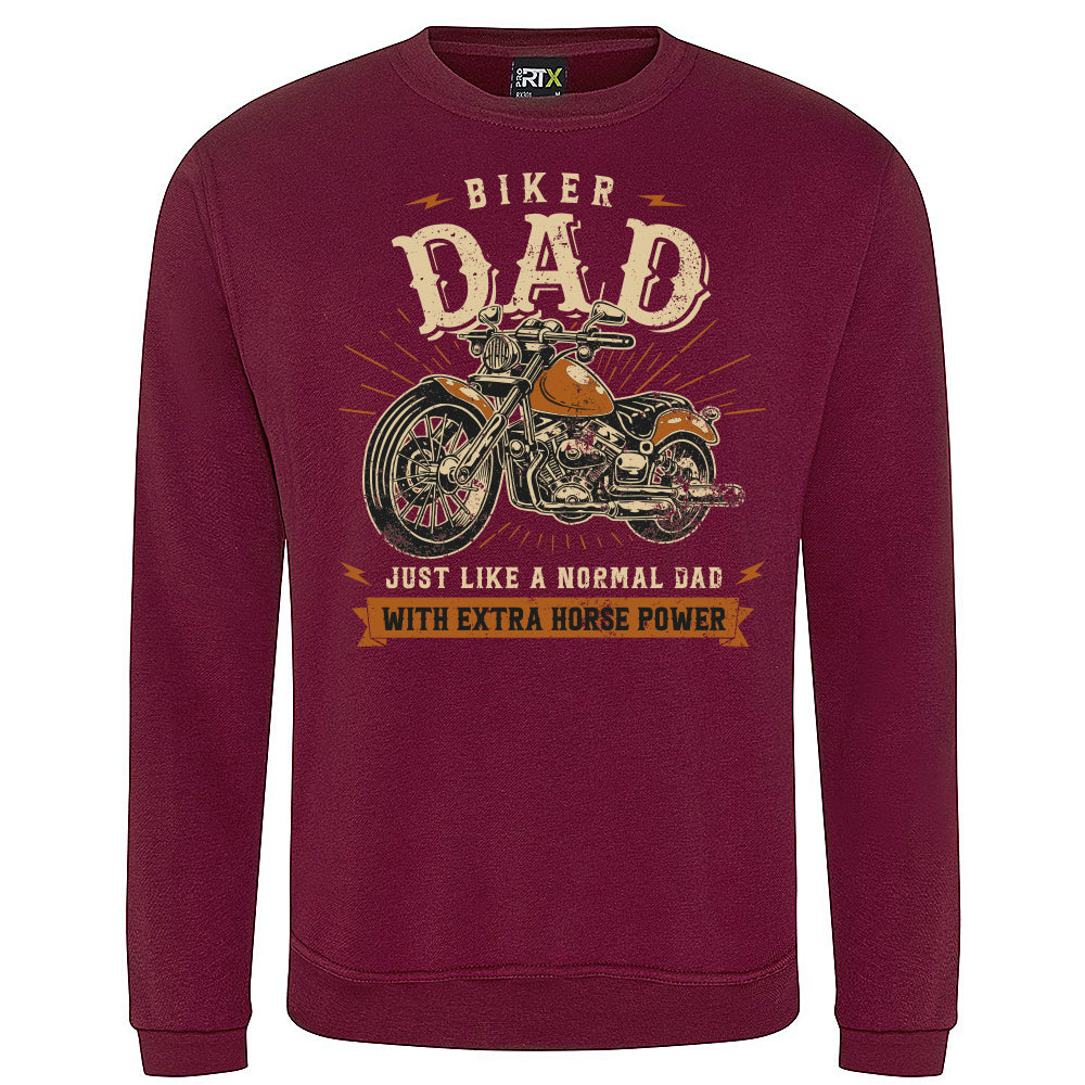 Biker Dad Motorbike Sweatshirt