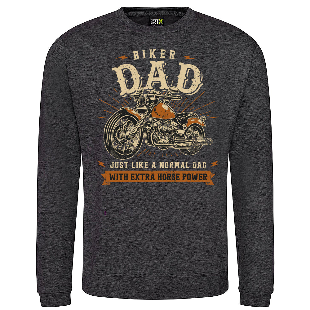 Biker Dad Motorbike Sweatshirt