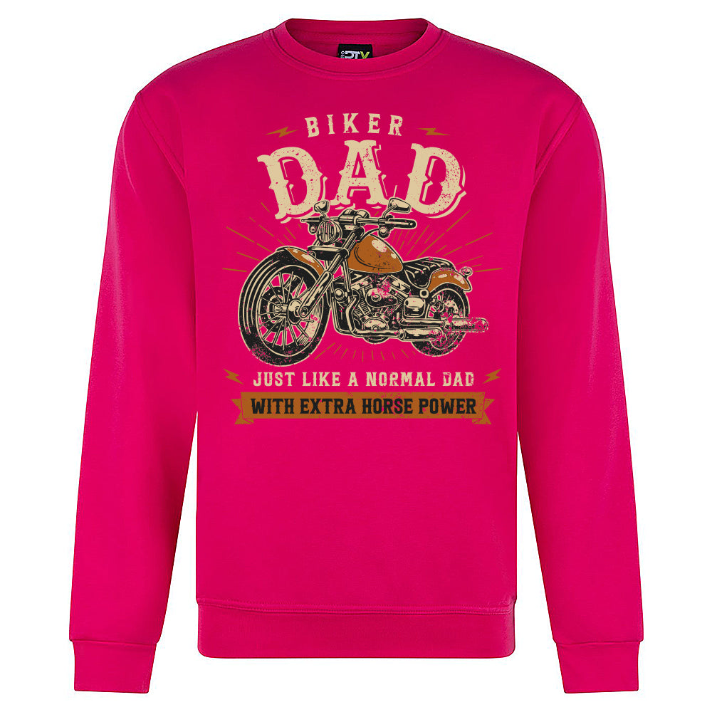 Biker Dad Motorbike Sweatshirt