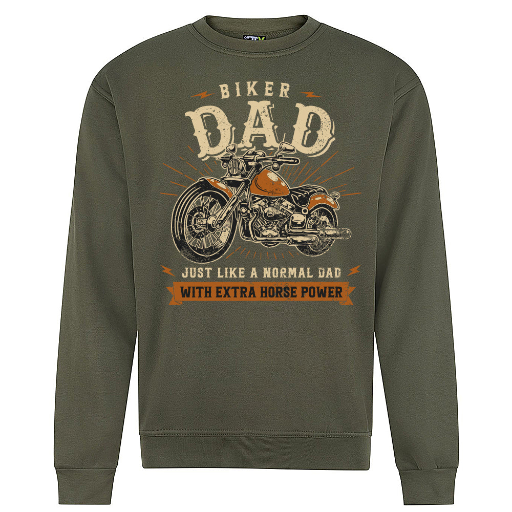 Biker Dad Motorbike Sweatshirt