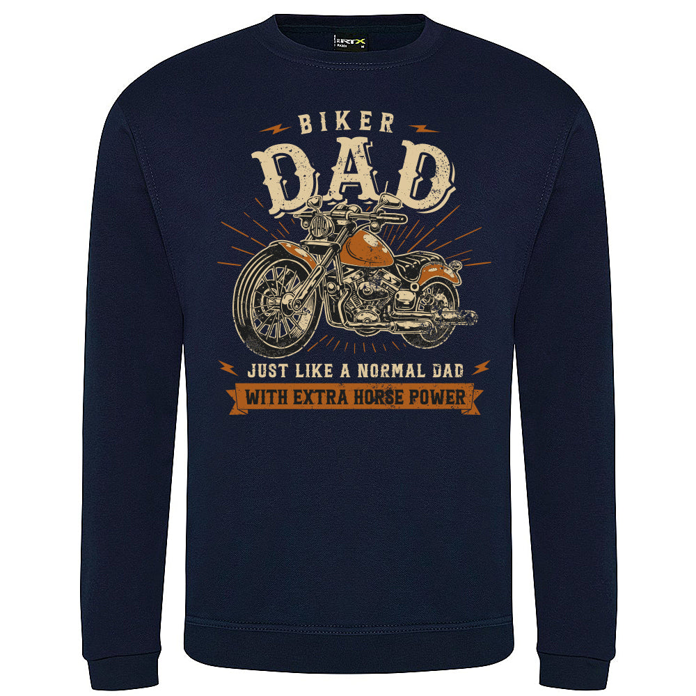 Biker Dad Motorbike Sweatshirt