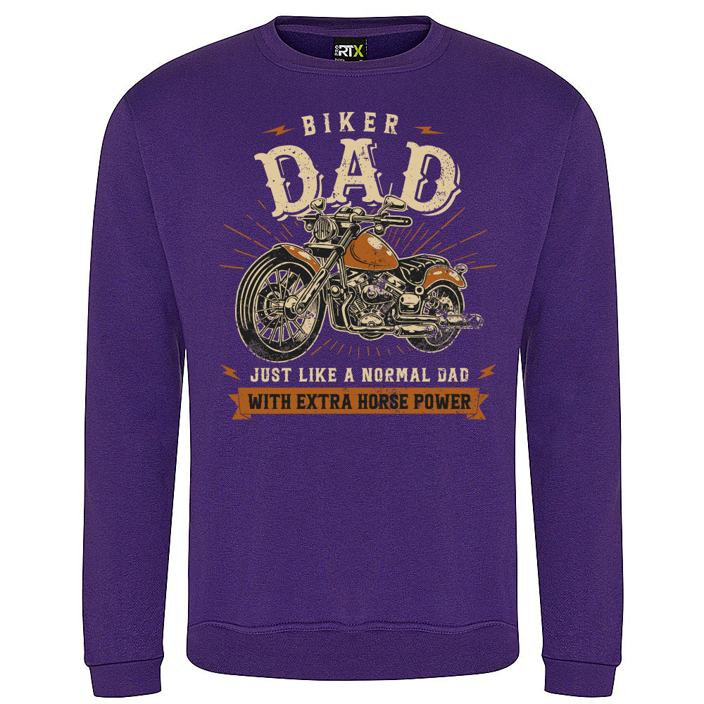 Biker Dad Motorbike Sweatshirt