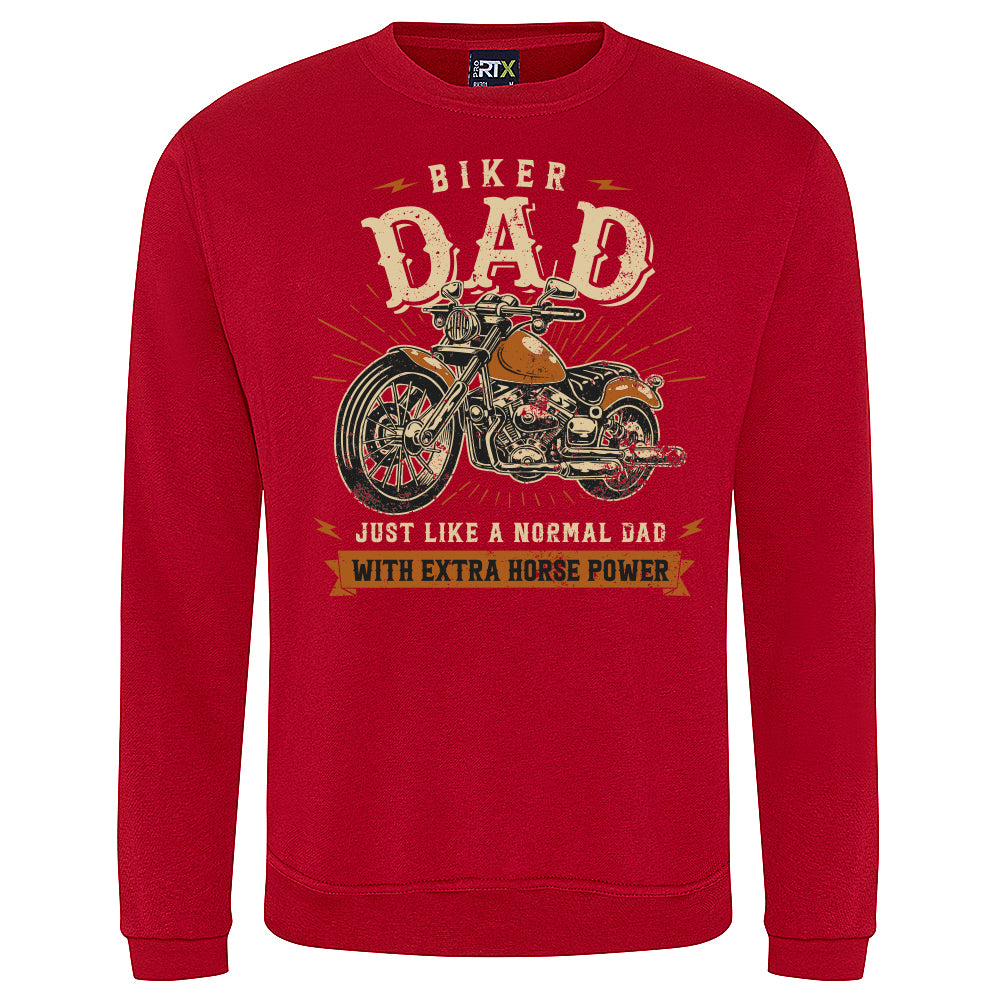 Biker Dad Motorbike Sweatshirt