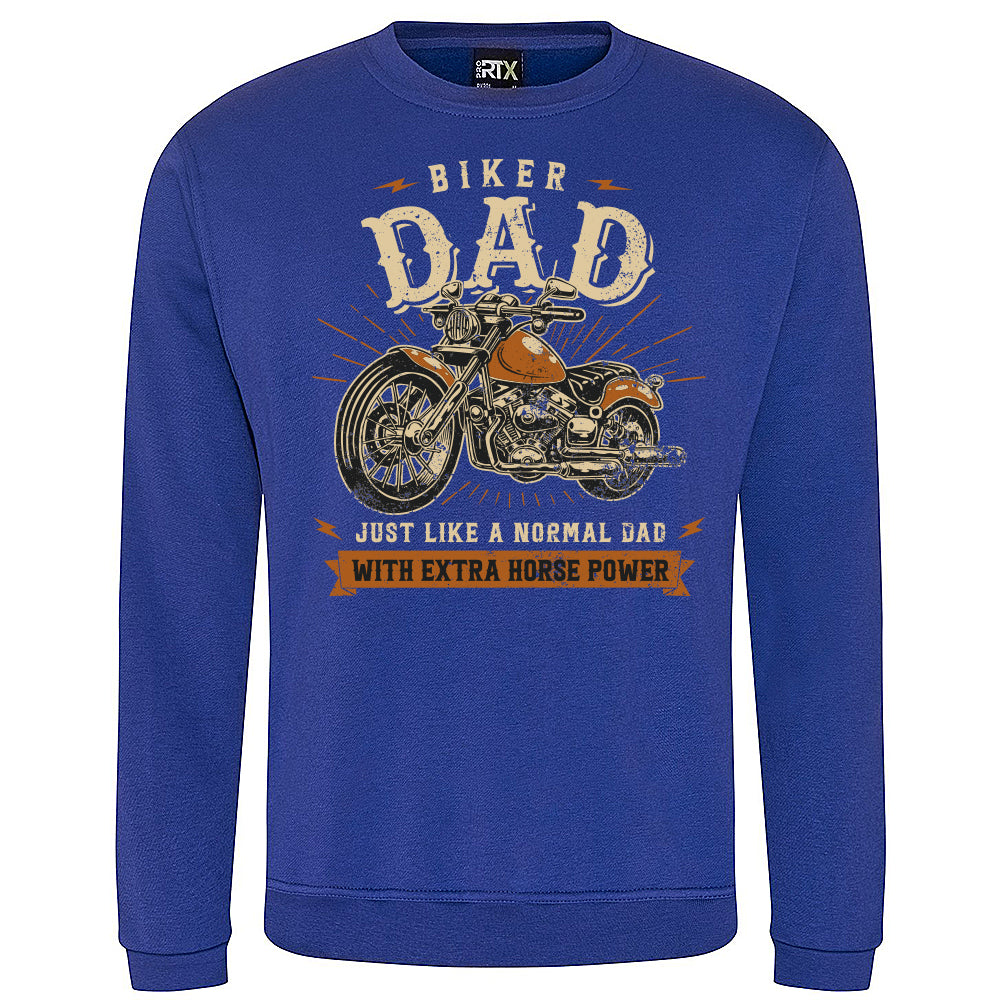 Biker Dad Motorbike Sweatshirt
