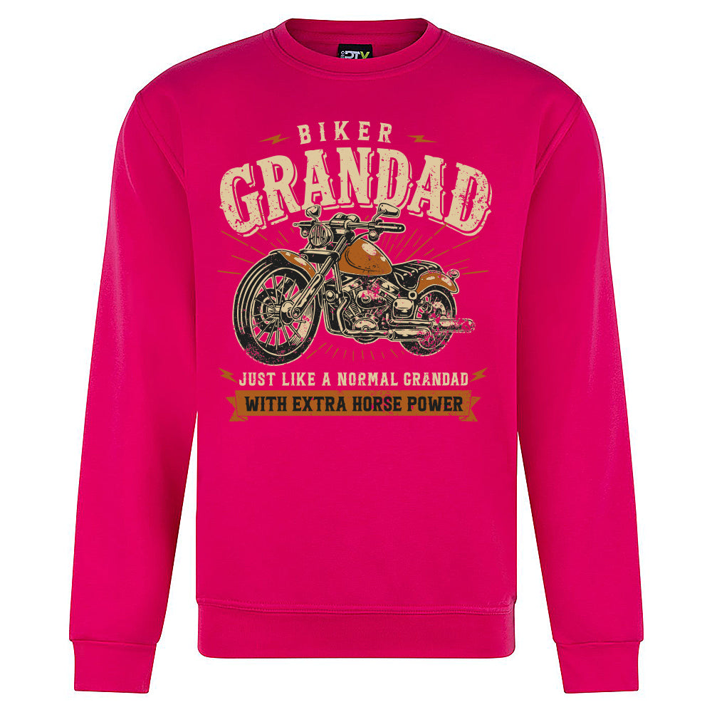 Biker Grandad Motorbike Sweatshirt