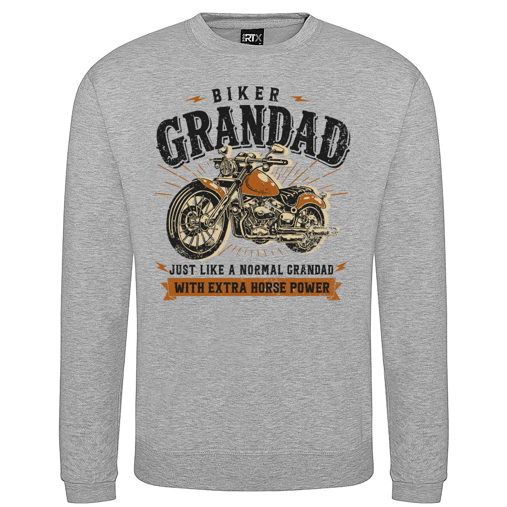 Biker Grandad Motorbike Sweatshirt