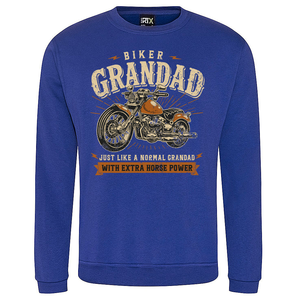 Biker Grandad Motorbike Sweatshirt
