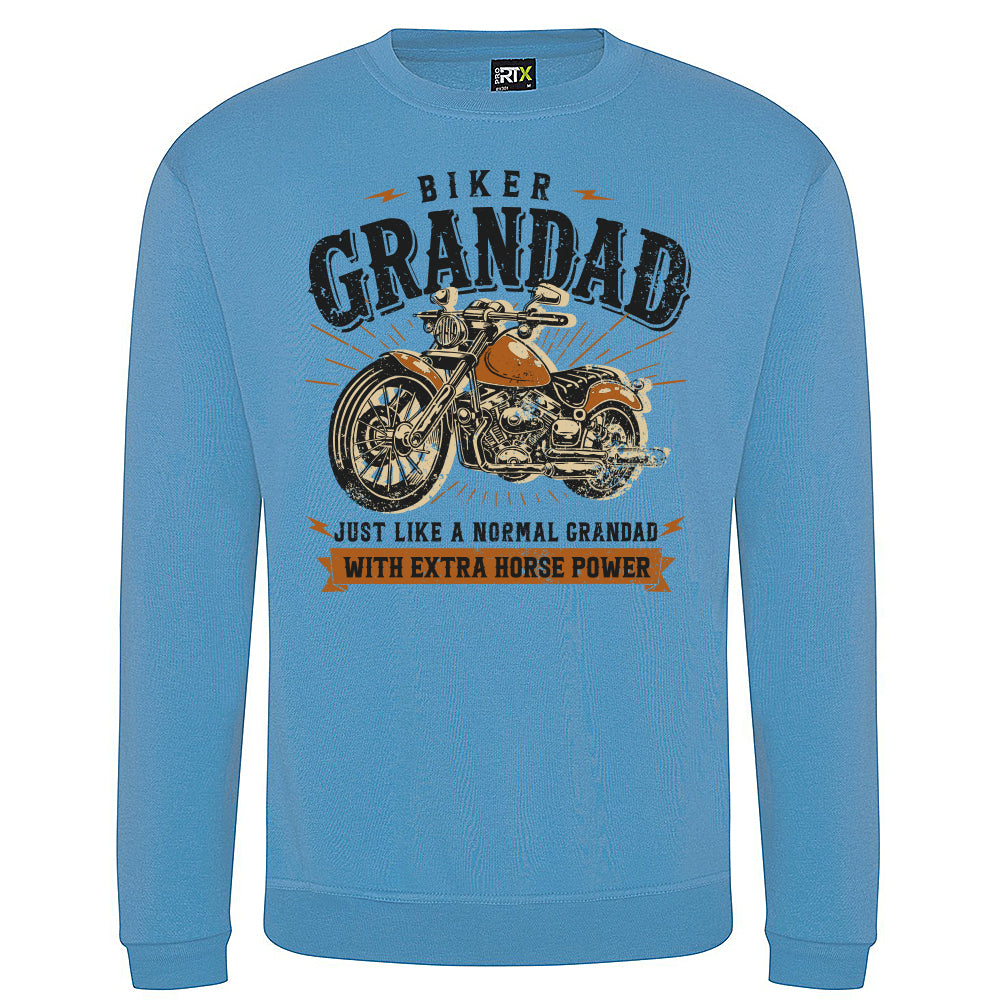Biker Grandad Motorbike Sweatshirt