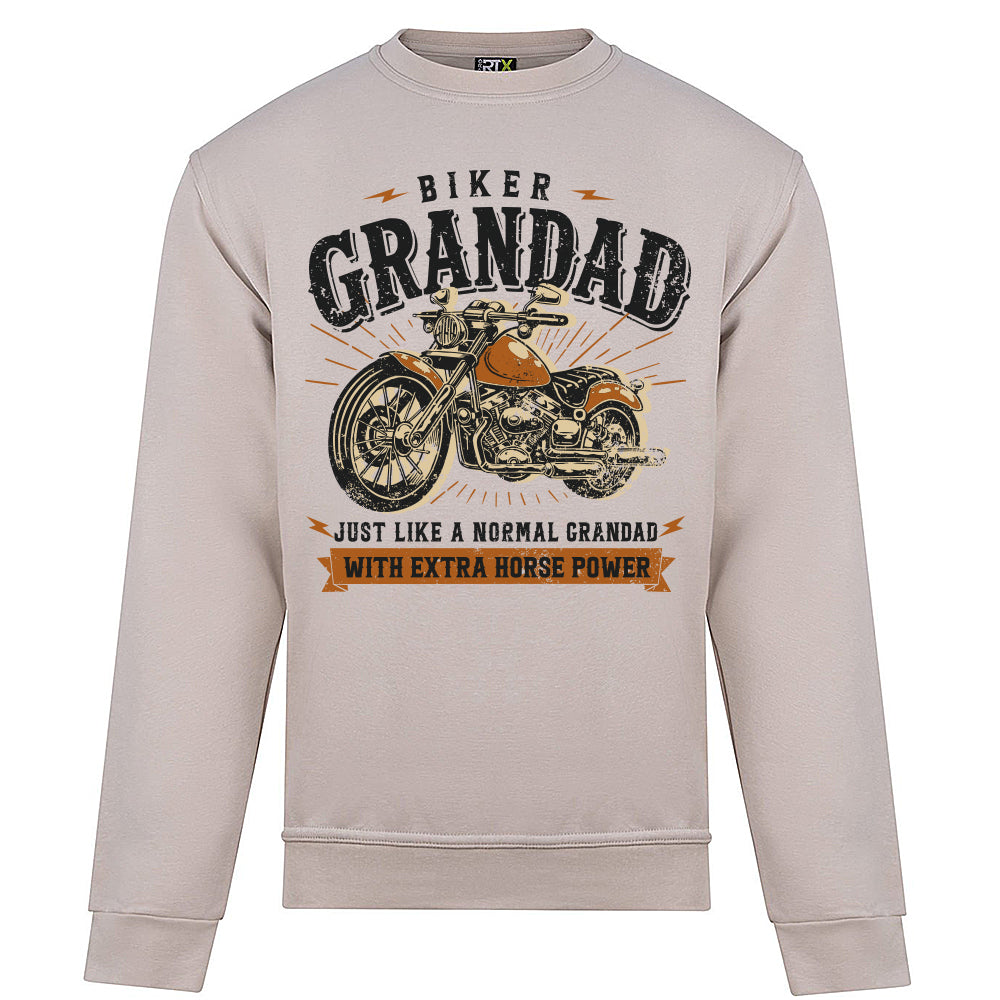 Biker Grandad Motorbike Sweatshirt