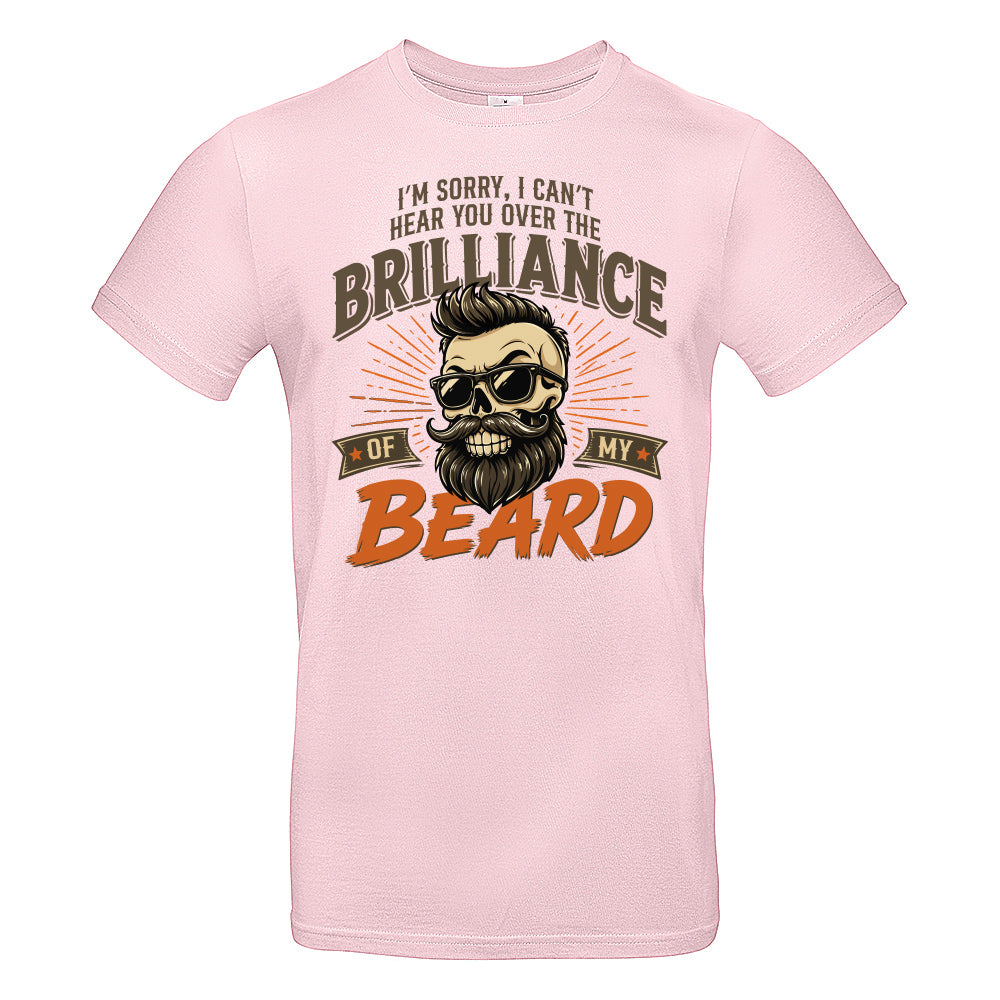 Brilliant Beard Funny Skull T-Shirt